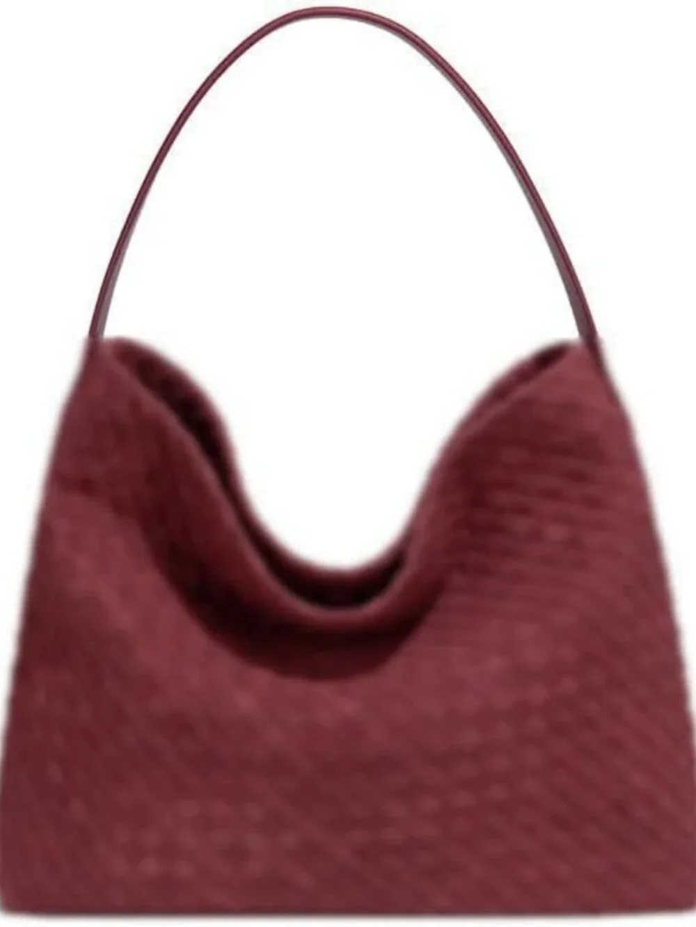 Elegant Woven Suede Hobo Tote Bag for Women | Stylish Handbag for Work & Travel